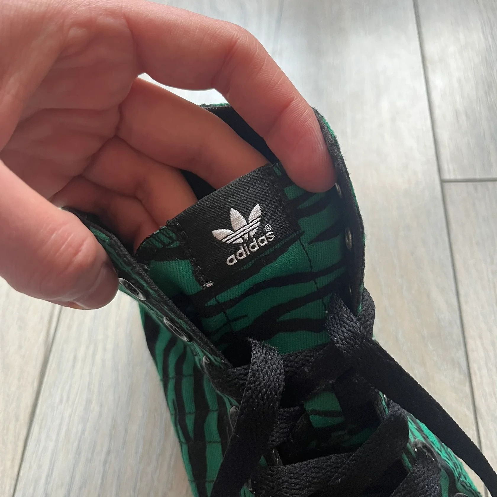 Adidas × Jeremy Scott Jeremy Scott x adidas 2014 Nizza Hi “Forest Green” Sneakers Size US 6 / IT 36 - 7 Thumbnail