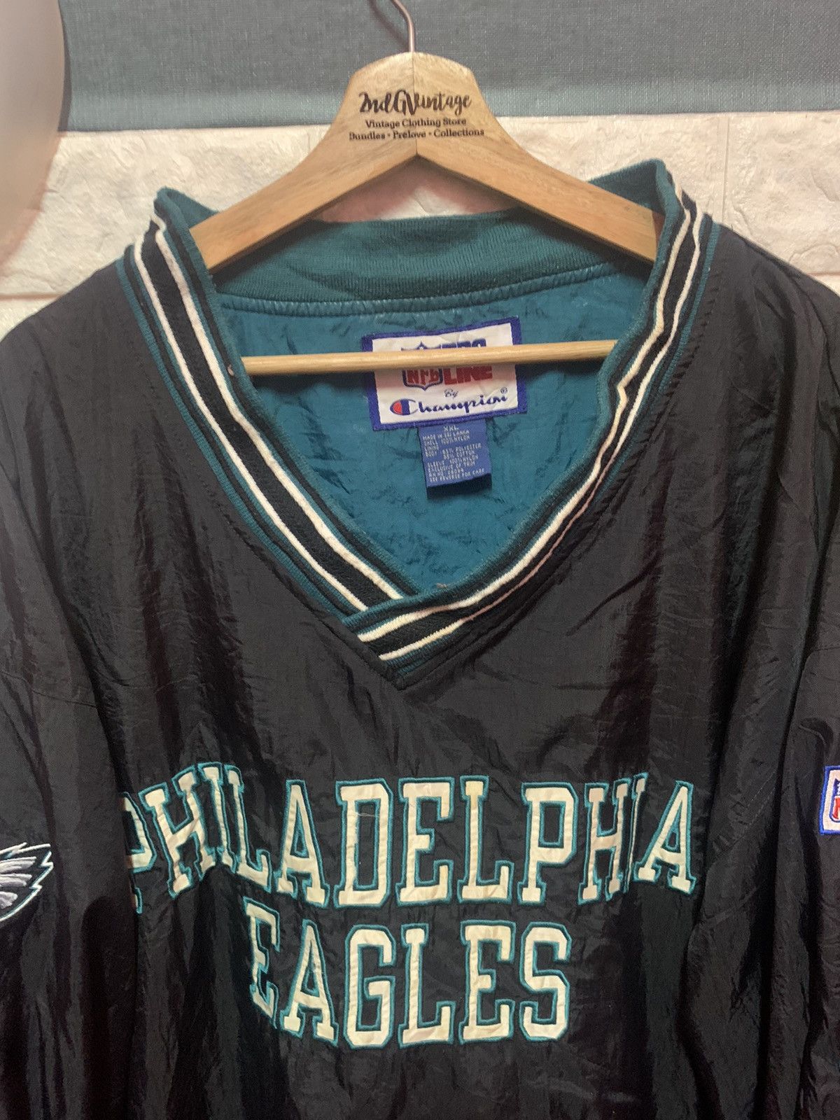Champion × NFL VINTAGE!! Windbreaker 80's NFL x Champion Size US XXL / EU 58 / 5 - 3 Thumbnail