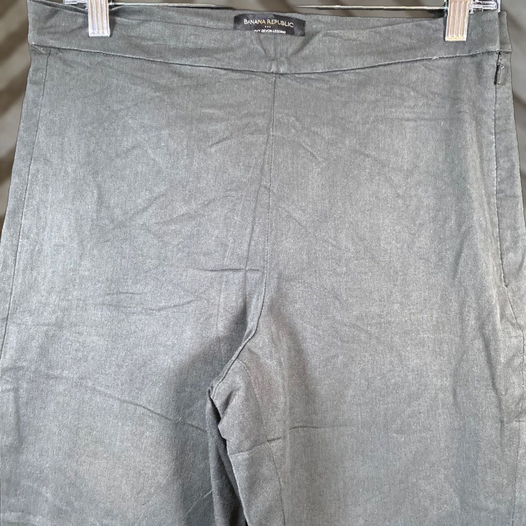 Banana Republic VINTAGE Banana Republic Women Pants Gray Curvy Devon Legging High Rise Stretch 10 Ban ana Republic Women Pants Gray High Rise Stretch 10 Size 24" / US 00 / IT 34 - 1 Thumbnail