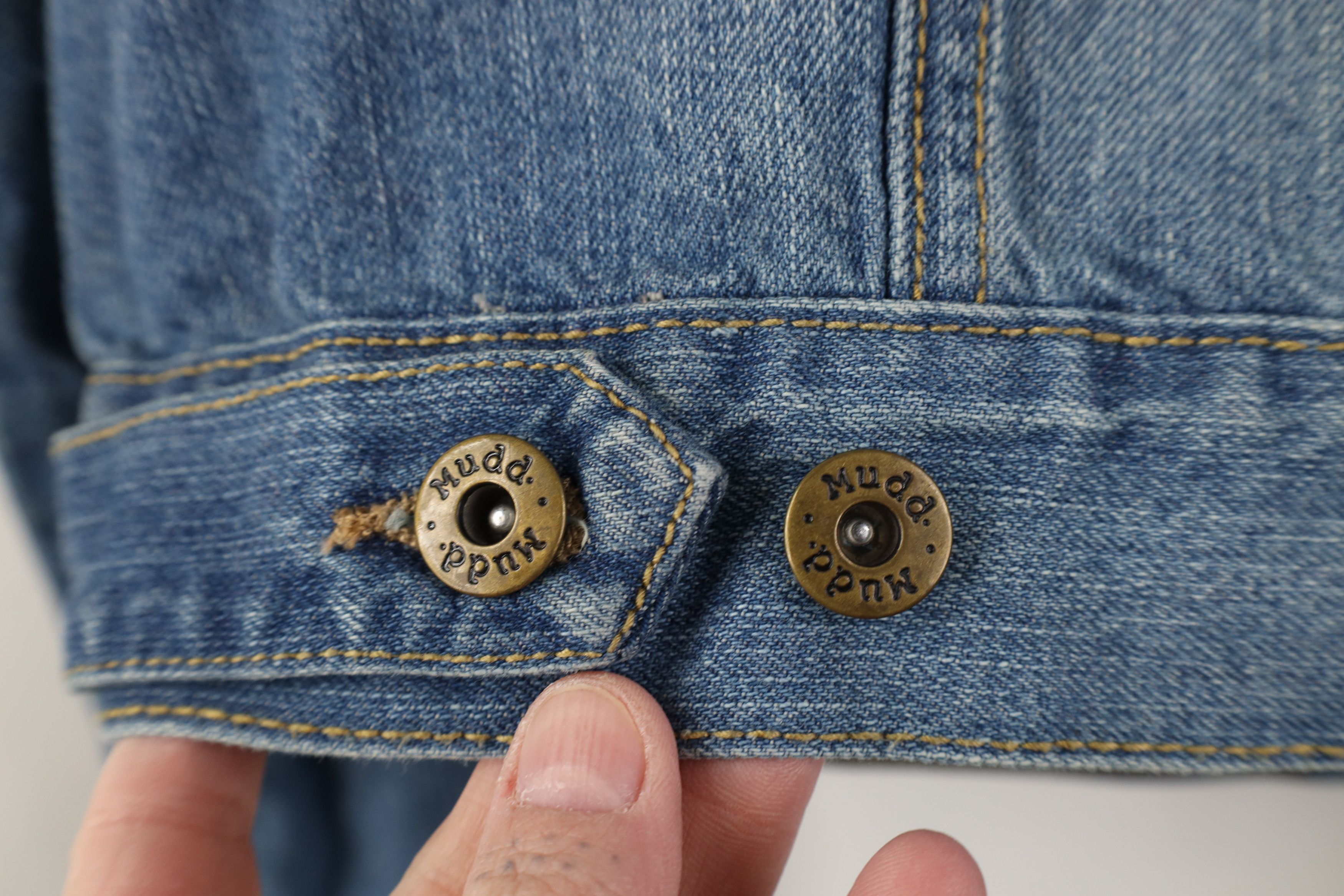 Vintage Vintage 90s Y2K MUDD Babydoll Denim Jean Trucker Jacket Blue Size L / US 10 / IT 46 - 13 Thumbnail