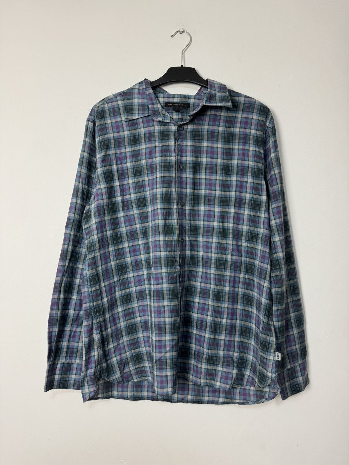 John Varvatos Vintage John Varvatos USA long sleeve check shirt luxury Size US XL / EU 56 / 4 - 1 Thumbnail