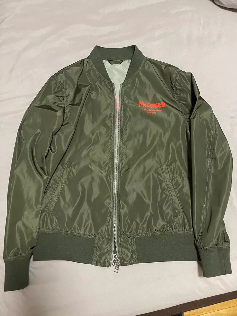 Alexander McQueen Alexander McQUEEN Men's jacket, military green, size 175/10 Size US M / EU 48-50 / 2 - 1 Thumbnail
