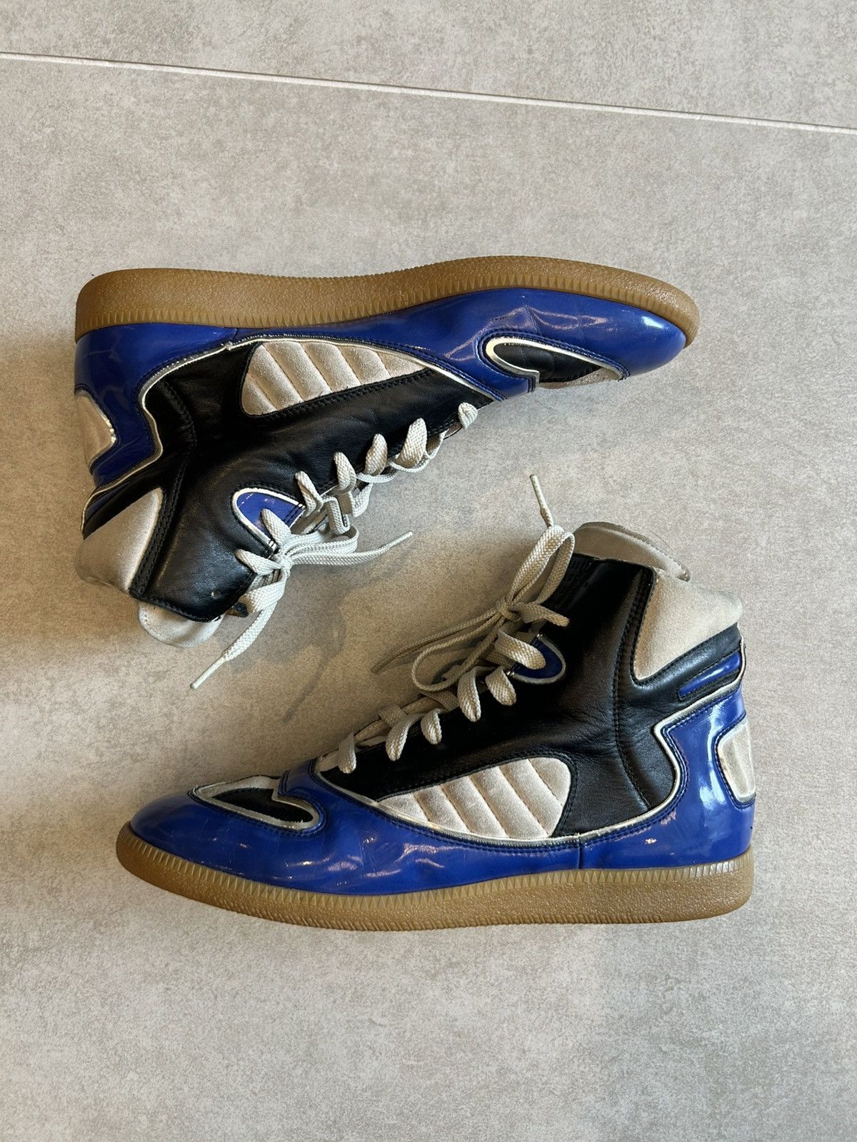 Maison Margiela RARE MARGIELA CADILLAC PANELED HIGHTOP GAT  display picture 3