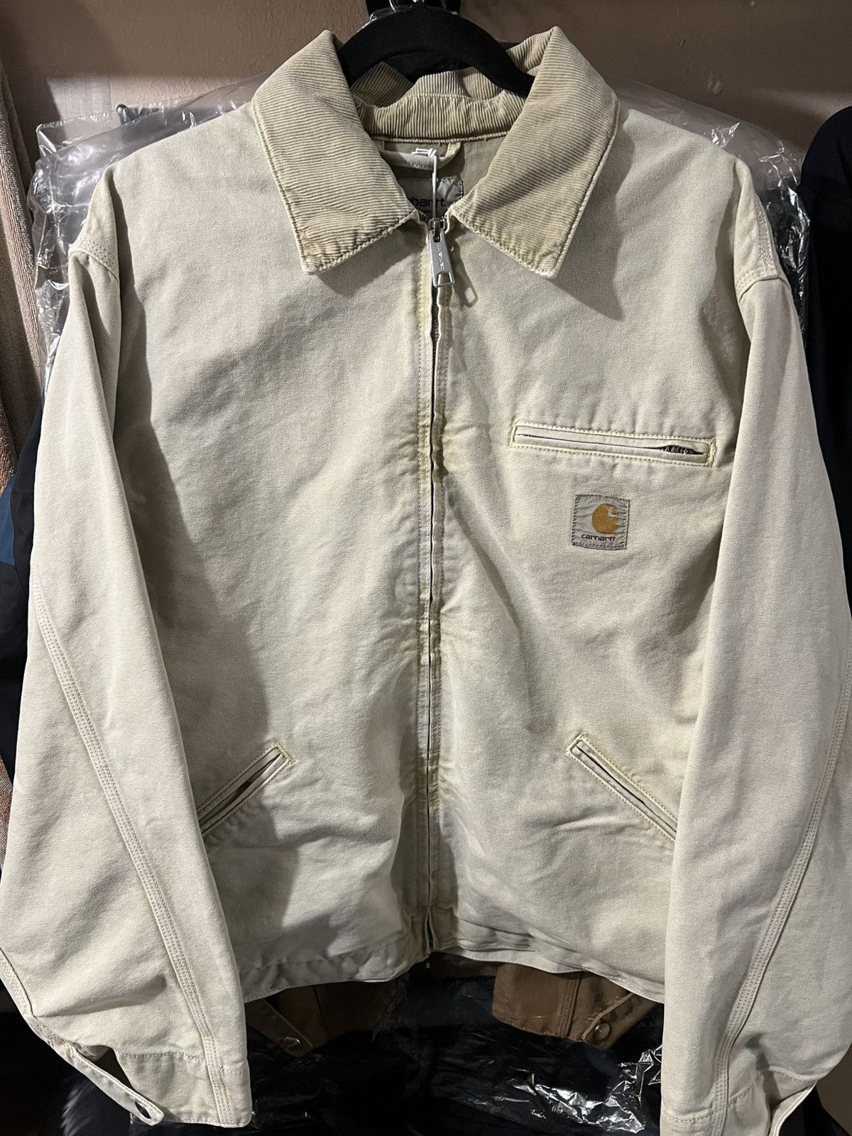 Carhartt Wip Carhartt WIP OG Detroit Jacket Chalk Brown Size US L / EU 52-54 / 3 - 2 Thumbnail