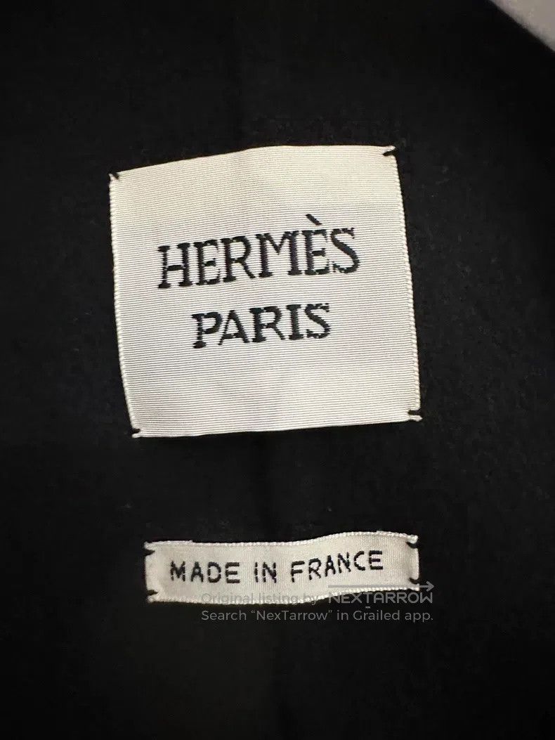 Hermes Hermes Long Black Cashmere Coat Size XXS / US 00 / IT 34 - 3 Thumbnail