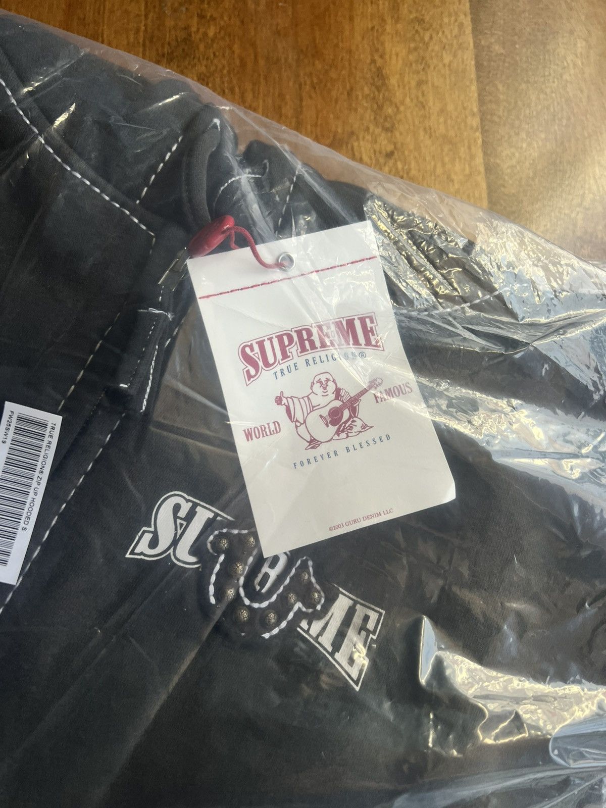 Supreme × True Religion Supreme True Religion Zip Up Hooded Sweatshirt Black FW25 Size US M / EU 48-50 / 2 - 5 Thumbnail