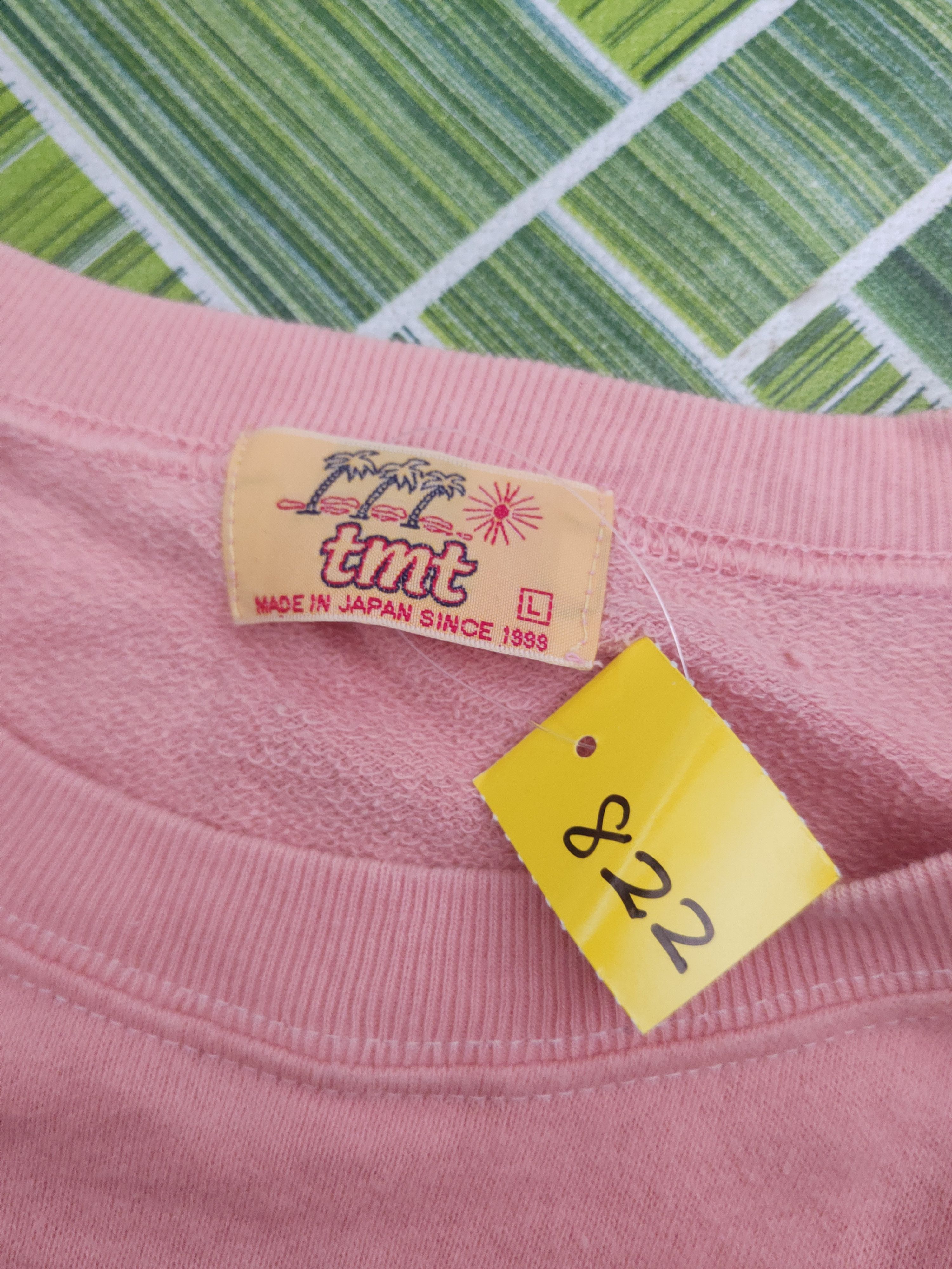 TMT DL Tmt made in Japan vintage Peach Short Sleeve T-shirt #822 Size L / US 10 / IT 46 - 11 Thumbnail