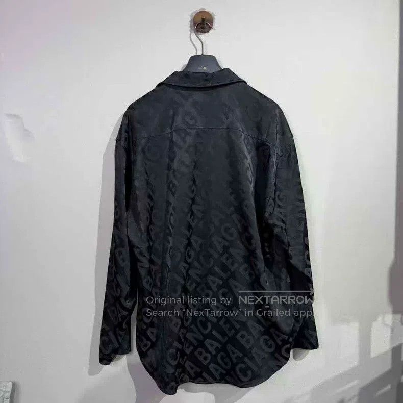 Balenciaga Balenciaga Printed Logo Letter Silk Shirt Size XS / US 0-2 / IT 36-38 - 2 Thumbnail