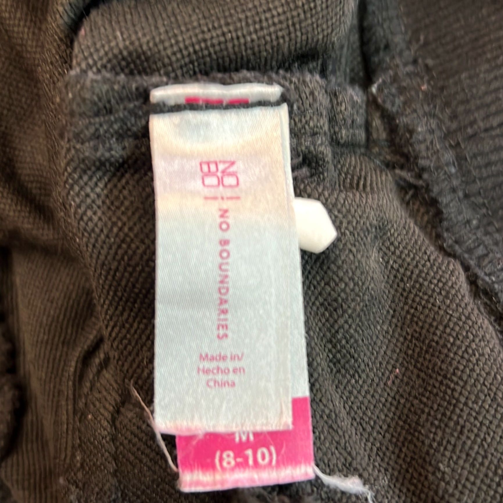 Vintage NO Boundaries NOBO Womens Black Low Rise Pull On Jeggings Jeans M 8-10 Size 32" / US 10 / IT 46 - 7 Thumbnail
