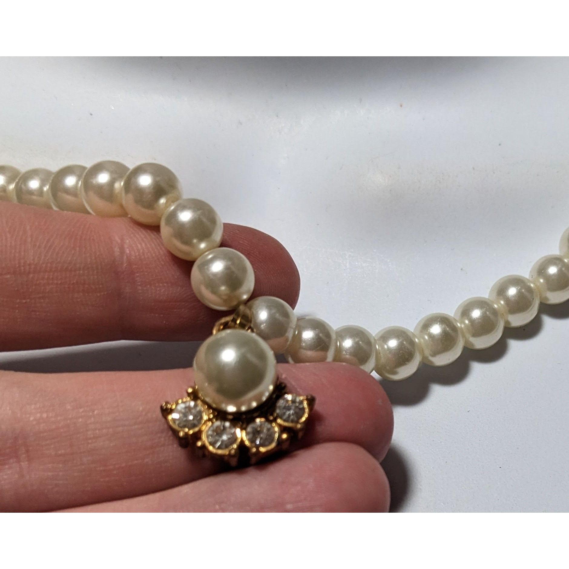 Other Vintage Regency Style Pearl Bridal Necklace Size ONE SIZE - 11 Thumbnail