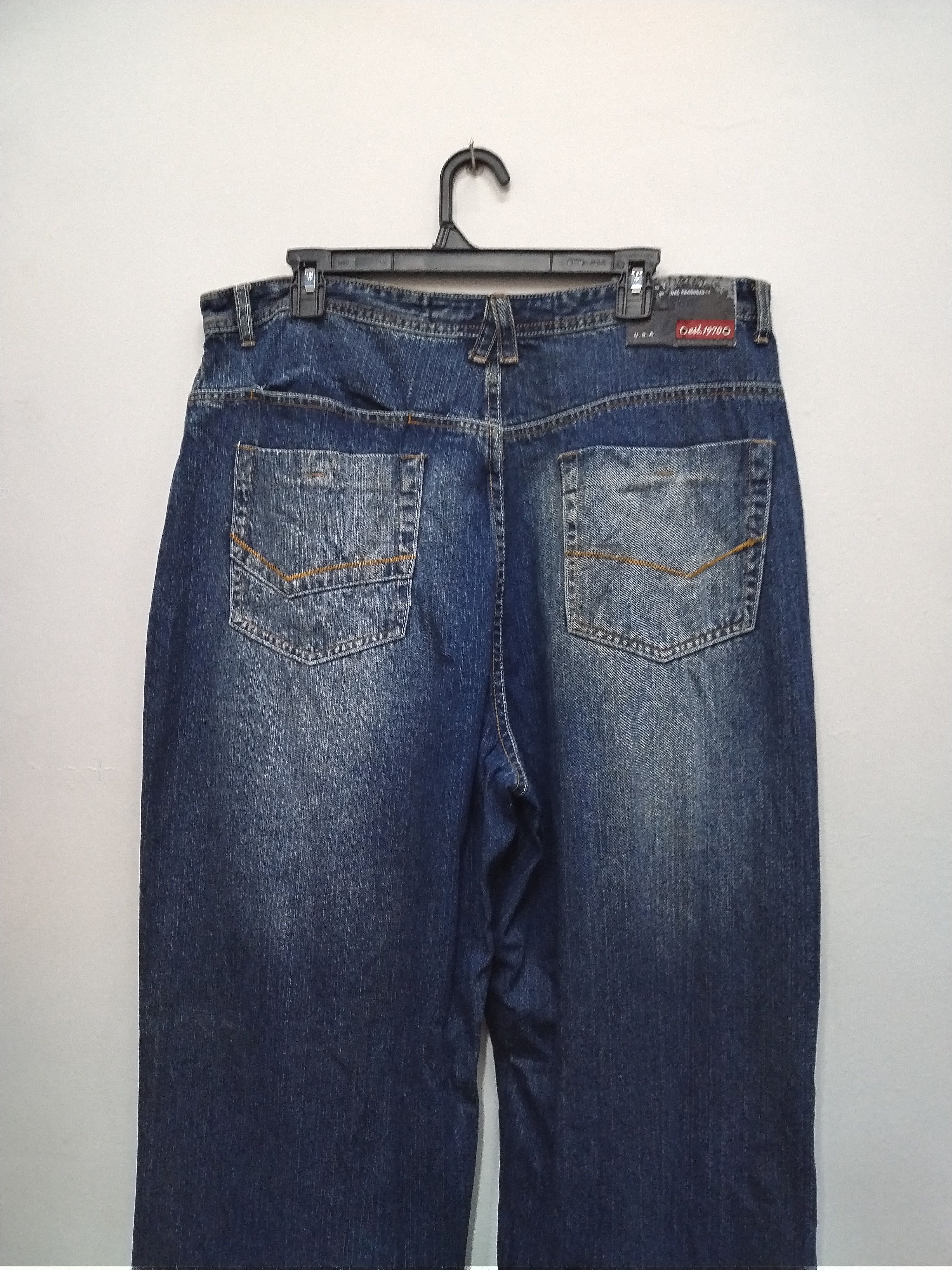 Brooklyn Clothing Bklyn jeans Baggy nice design straight cut loose Size US 38 / EU 54 - 14 Thumbnail