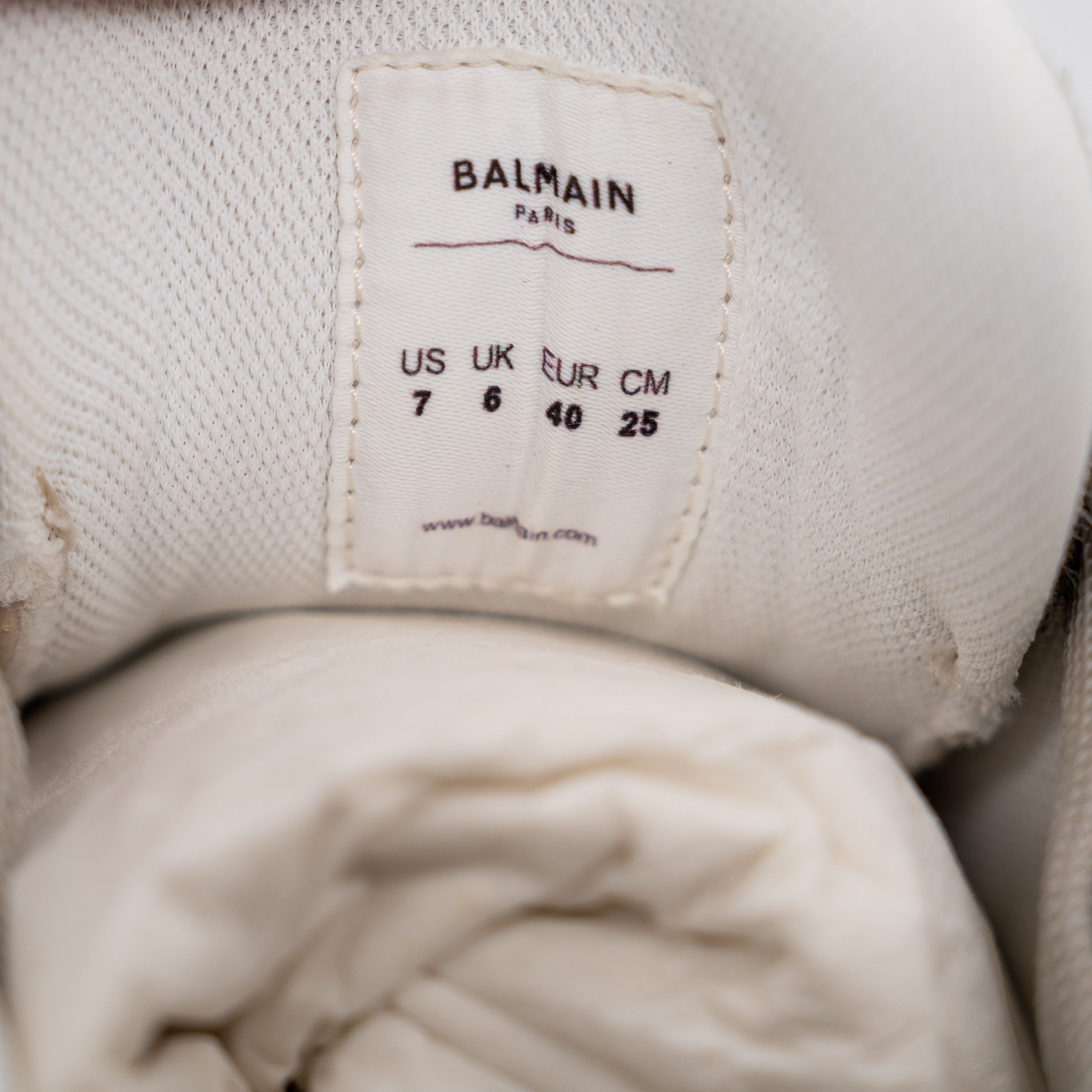 Balmain size 40/ US 7 - Balmain B-East Grey Gold suede sneakers Size US 7 / EU 40 - 8 Thumbnail