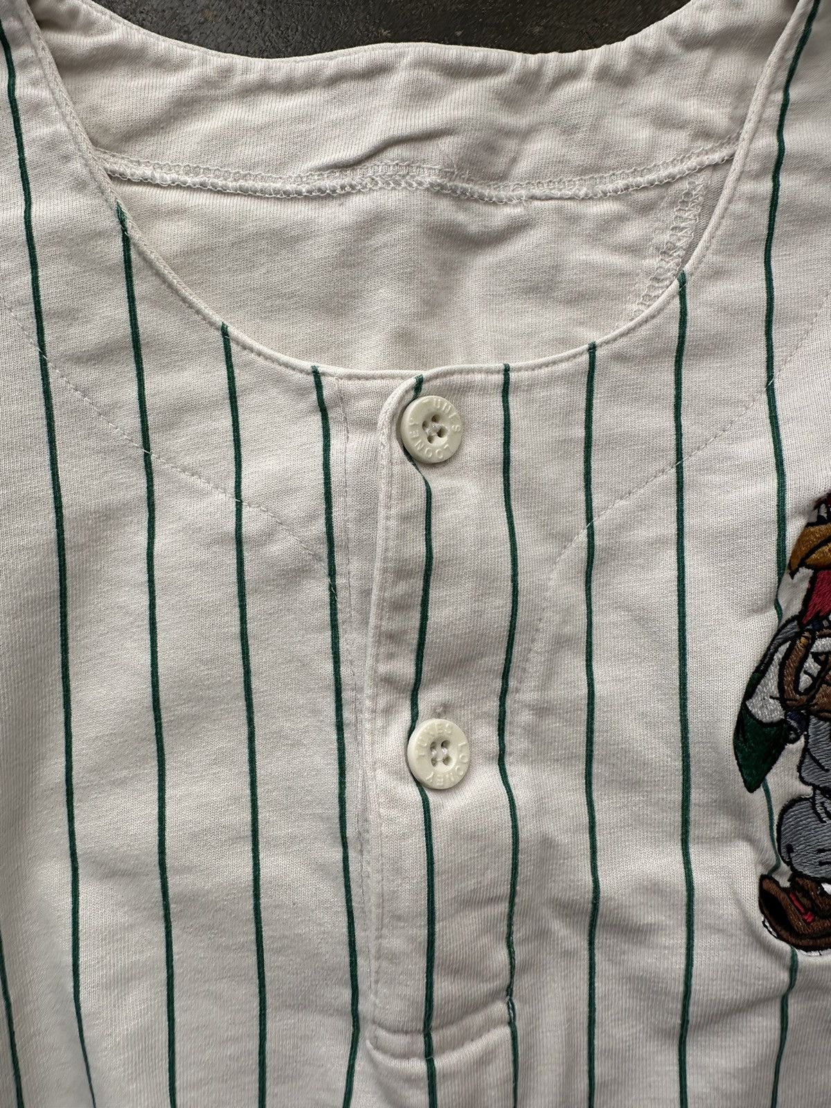 Cartoon Network × Vintage Vintage 90s Looney Tunes Distressed Baseball Jersey Size US M / EU 48-50 / 2 - 6 Thumbnail