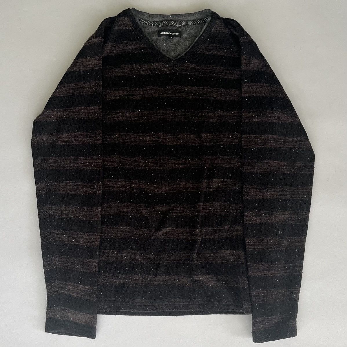 semanticdesign Semantic Design Layeref Striped Knit Size US S / EU 44-46 / 1 - 1 Thumbnail