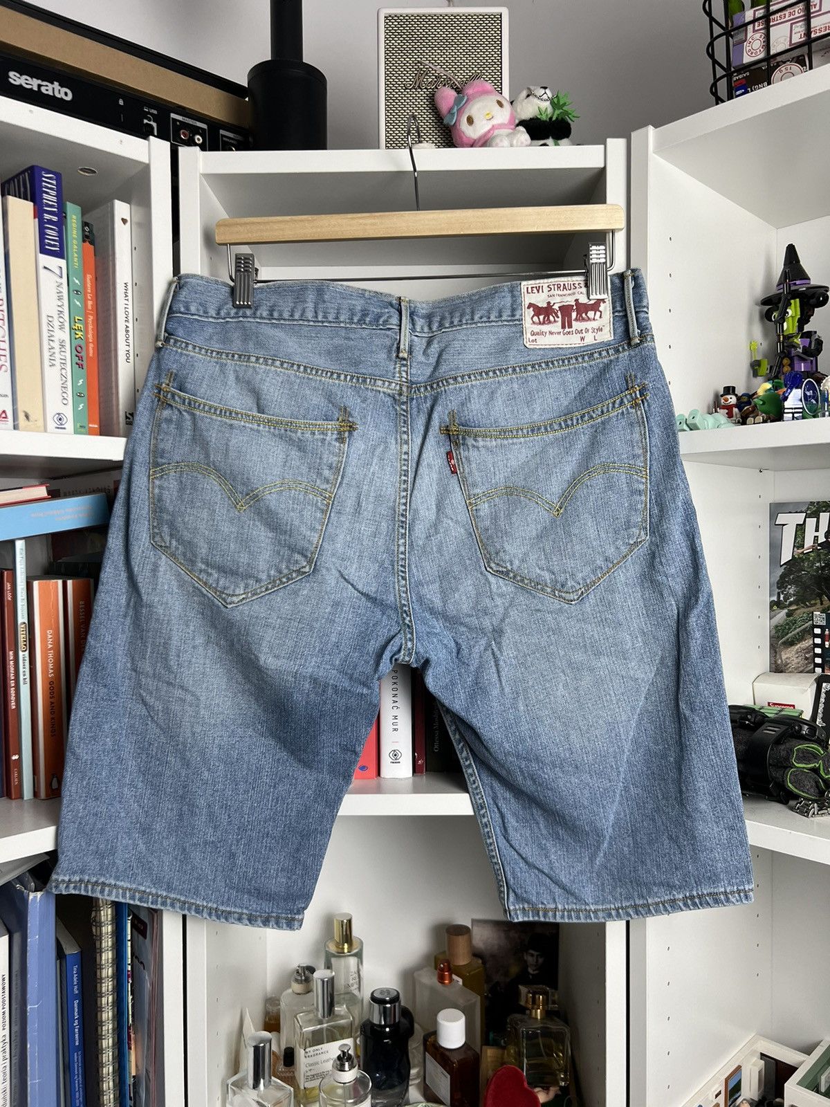 Levi's × Vintage Vintage 90s Levi’s babyblue denim shorts / jords 32 skate y2k Size US 32 / EU 48 - 1 Thumbnail