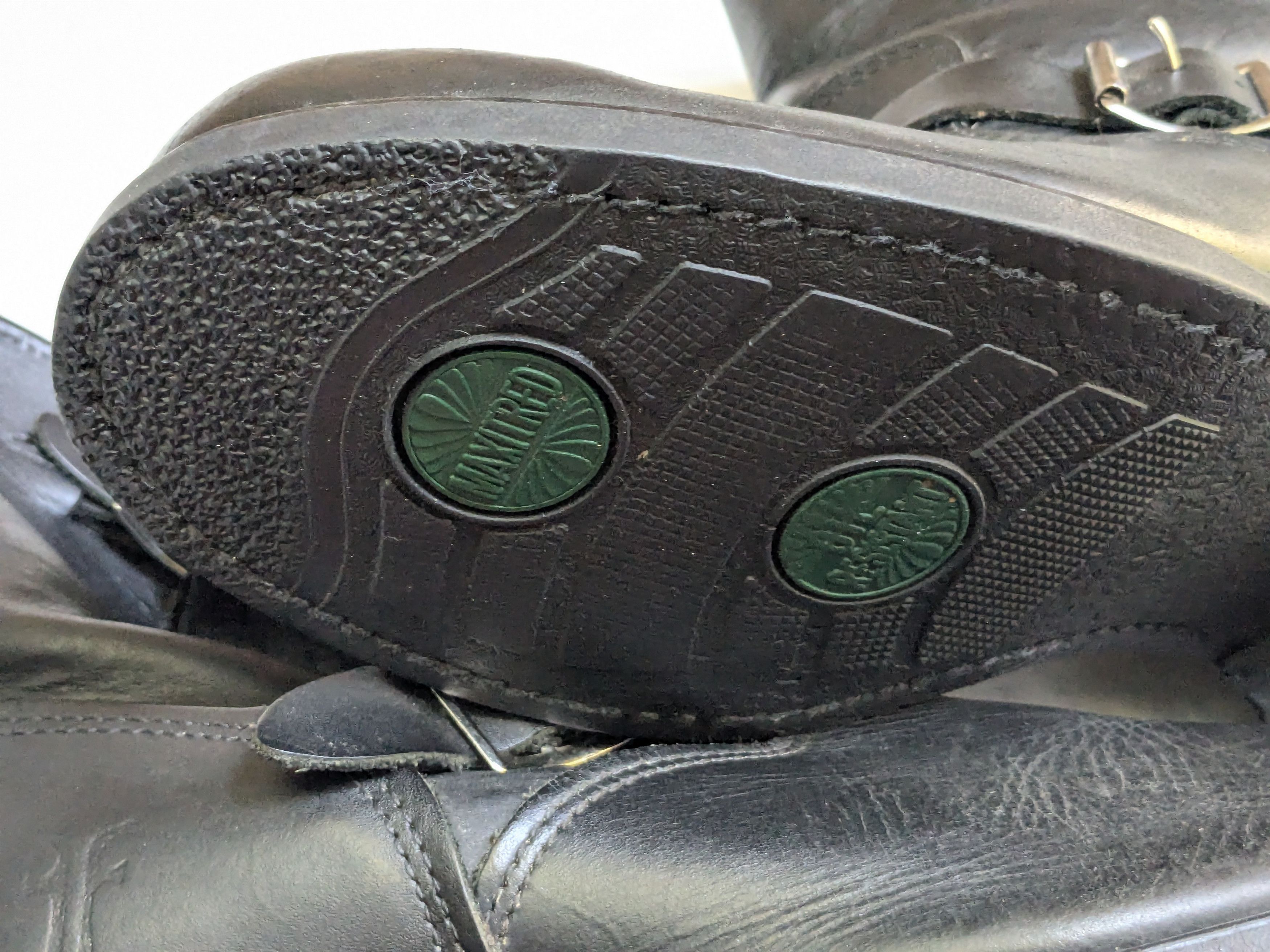 Frye Frye Engineer Black Leather 11 M Leather Buckle Size US 11 / EU 44 - 15 Thumbnail