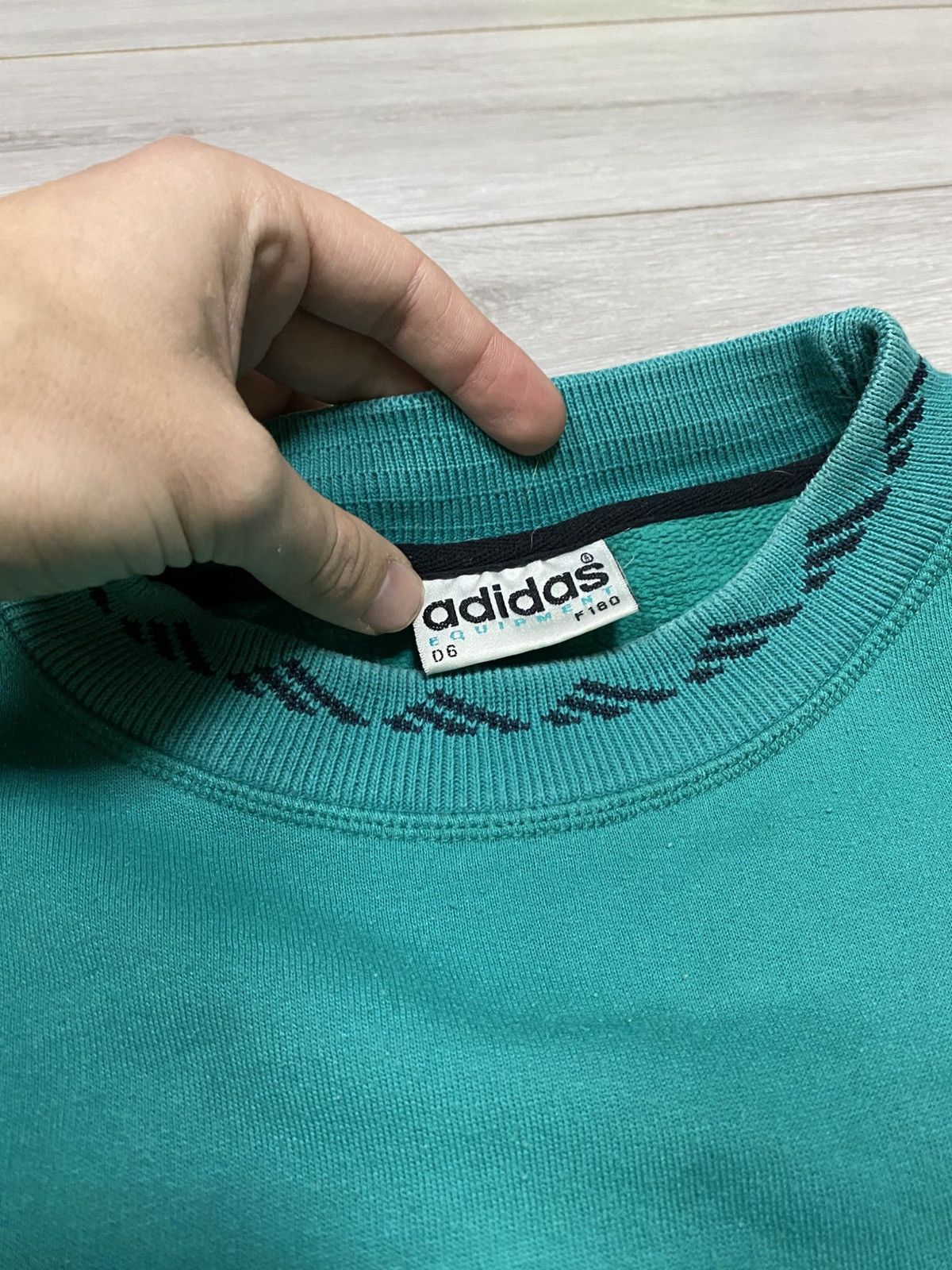Adidas Adidas Equipment 90s monogram vintage sweatshirt big logo Size US M / EU 48-50 / 2 - 6 Thumbnail
