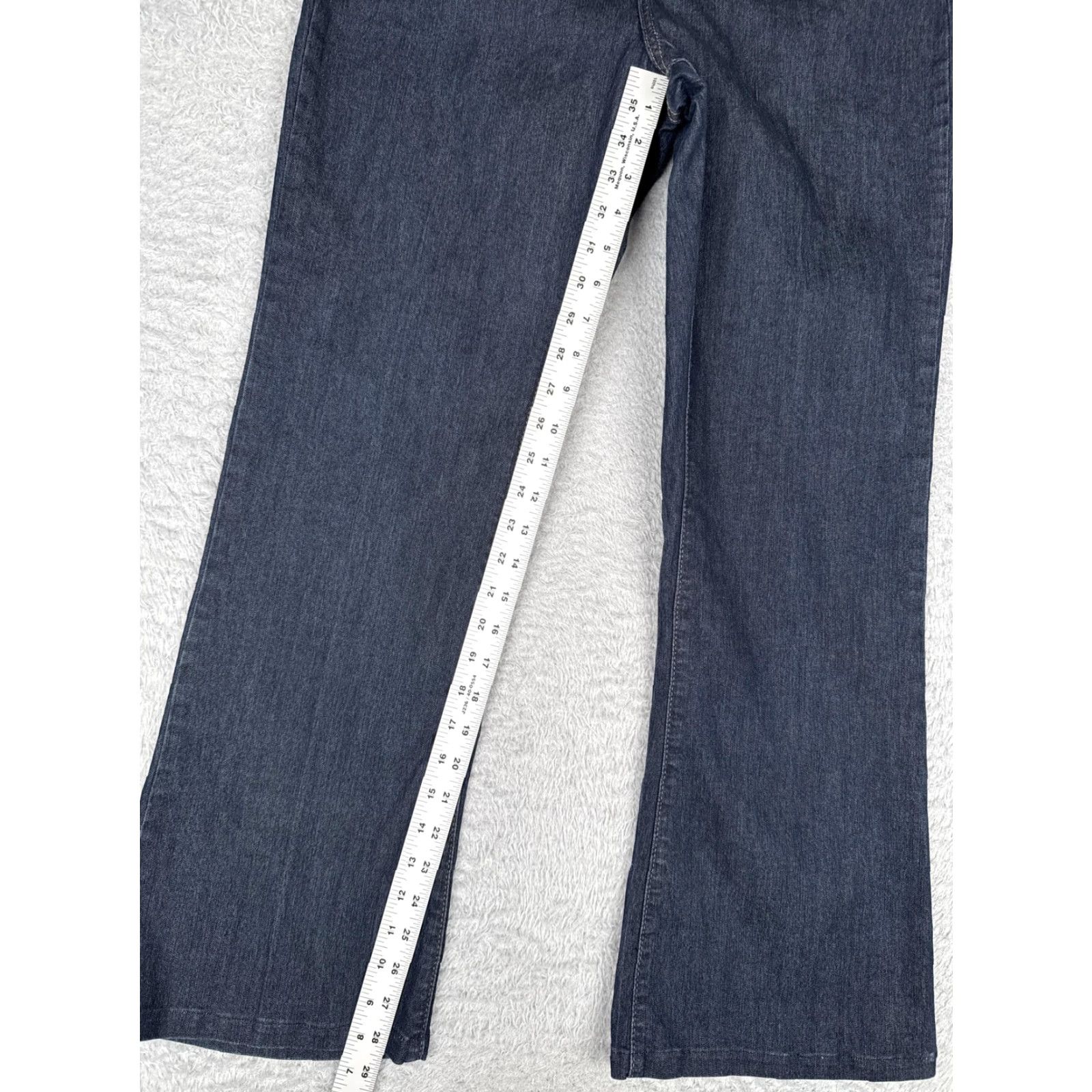 Lee Lee Jeans Womens 30x29 Blue High Rise Bootcut Denim Dark Wash Cotton Size 30" / US 8 / IT 44 - 7 Thumbnail