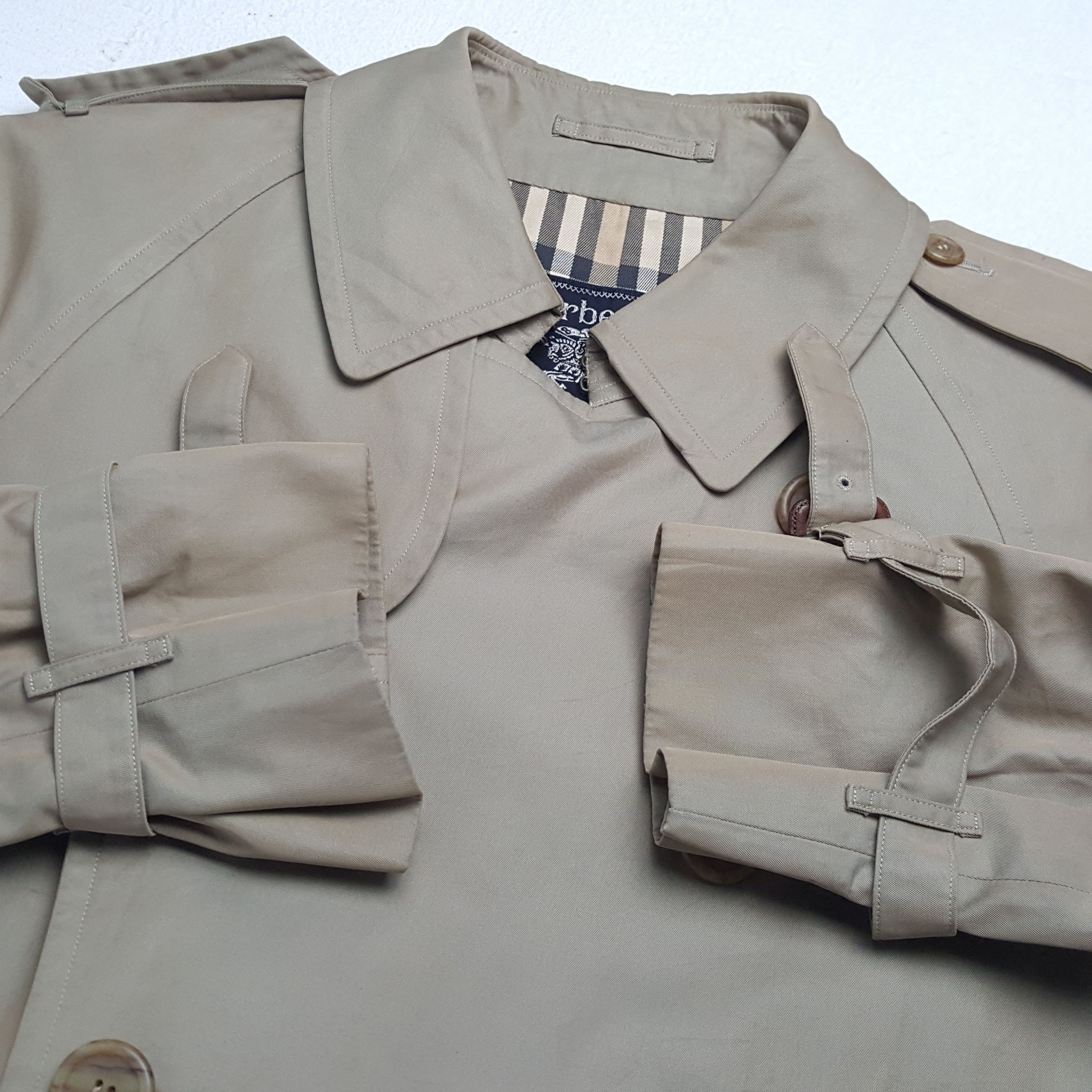 Burberry × Vintage BURBERRYS Luxury Brand Winter Fashion Trench Coat Jacket Size US M / EU 48-50 / 2 - 9 Thumbnail