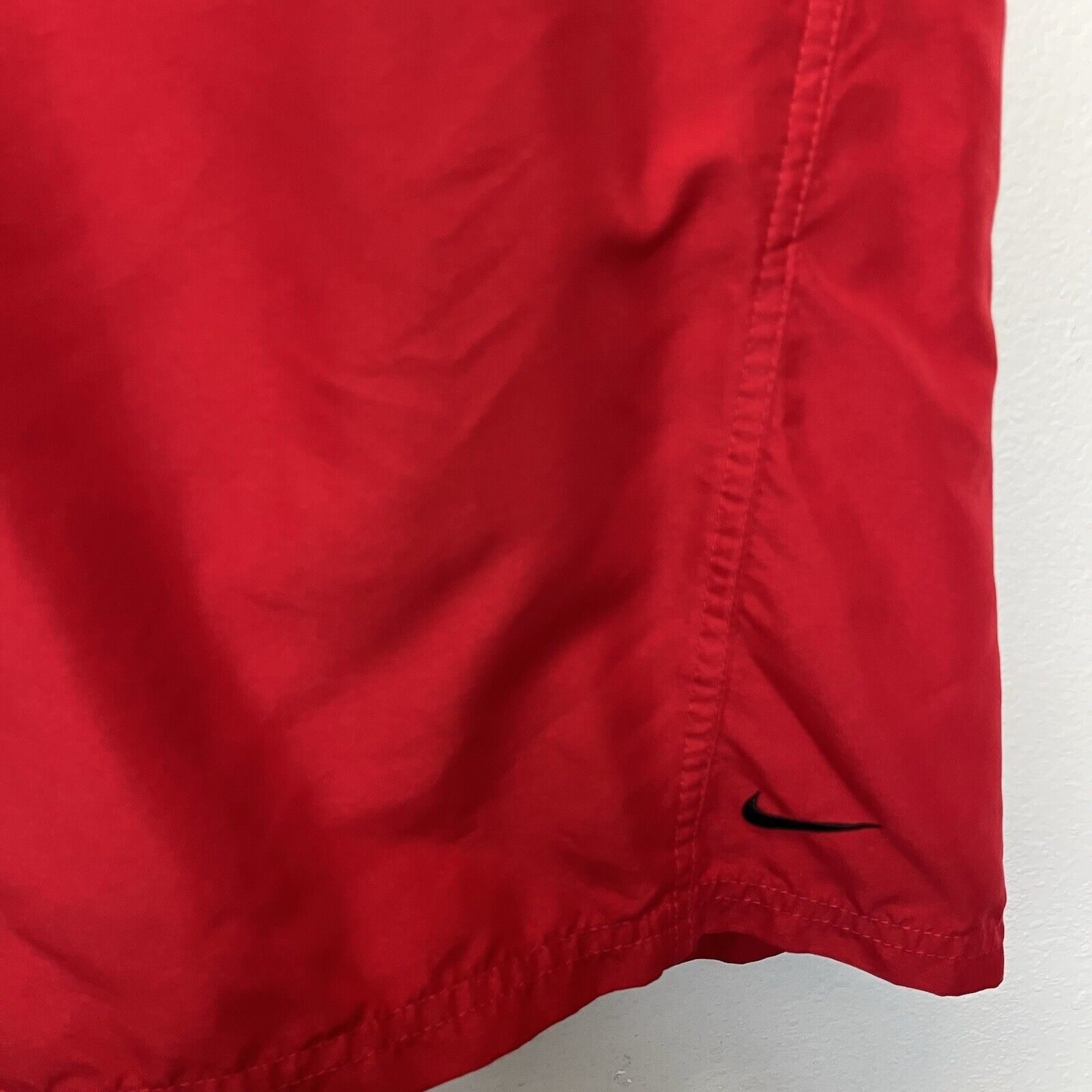 Nike Nike | Vintage Swim Trunks Spellout Black Red Shorts large Size US 36 / EU 52 - 3 Thumbnail