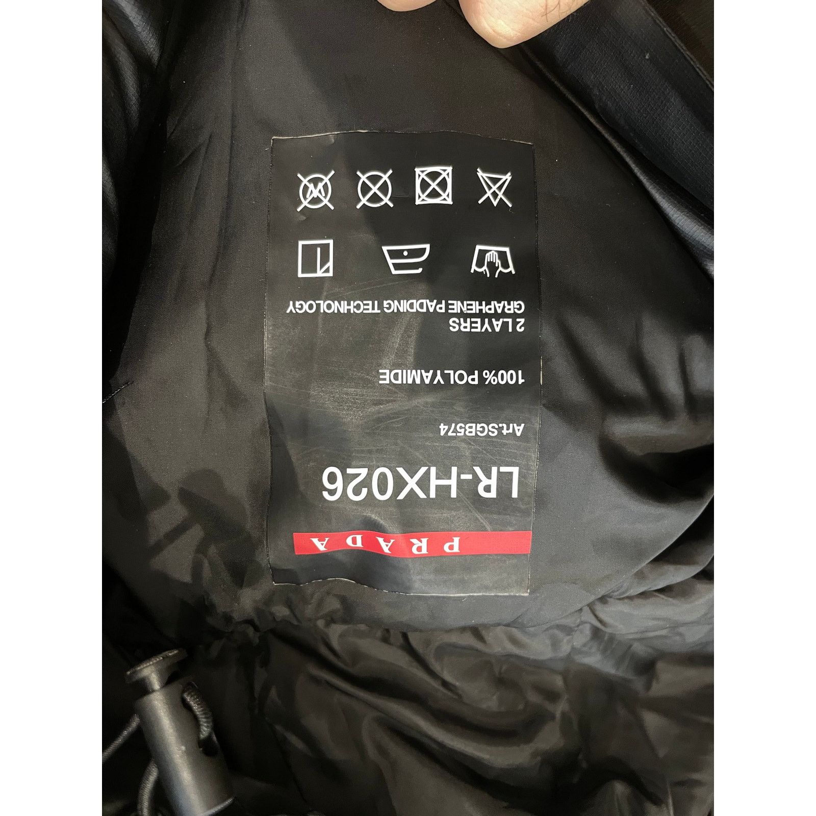 Prada Prada Jacket Black Kids Used 12Y Size US XXS / EU 40 - 2 Thumbnail