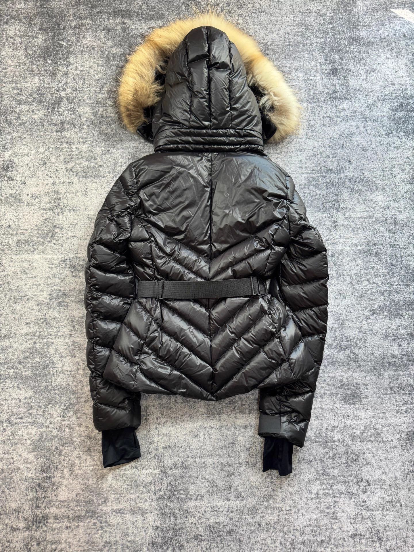 Moncler Moncler Black Ski Collection Malawy Belted Down Jacket Size S / US 4 / IT 40 - 2 Thumbnail
