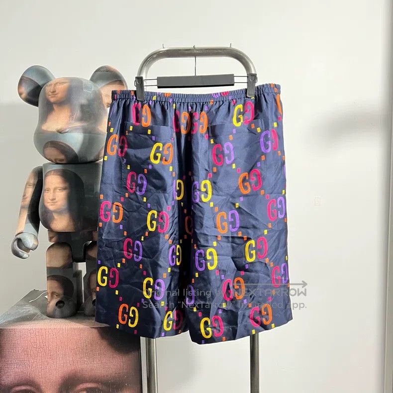 Gucci Gucci Colourful full-print shorts Size US 34 / EU 50 - 2 Thumbnail