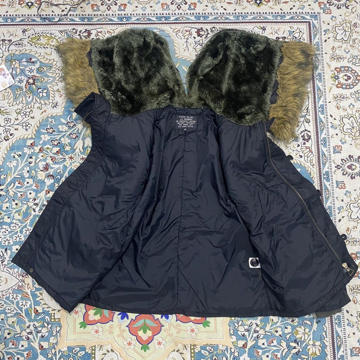 If Six Was Nine × Japanese Brand × Le Grande Bleu (L.G.B.) GOA Style - Type N-2B Fur Faux Jacket Size US L / EU 52-54 / 3 - 10 Thumbnail