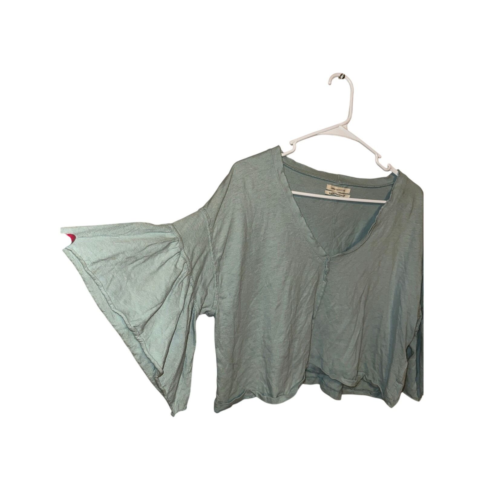 Urban Outfitters Urban Outfitters Babydoll Turquoise Crop Top Size M / US 6-8 / IT 42-44 - 3 Thumbnail