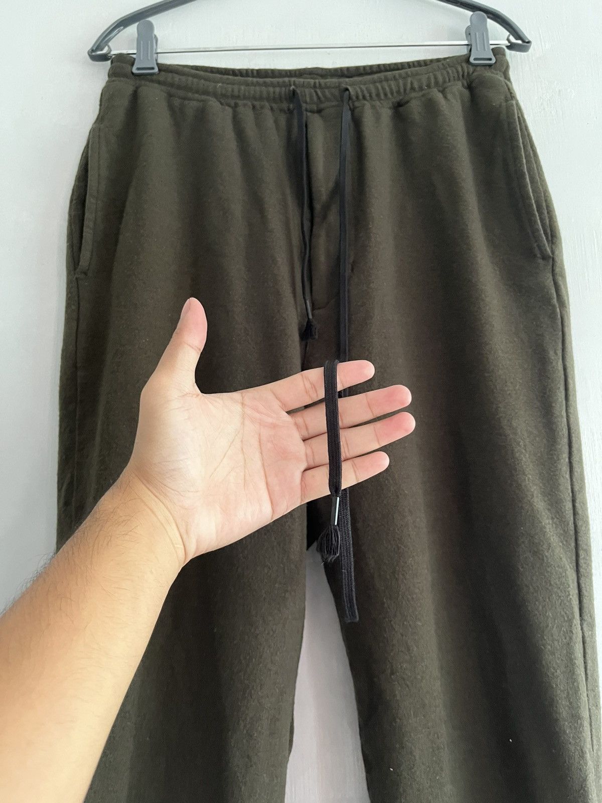 The Viridi-anne The Viridi-anne Wool Smooth Easy Pants In Army Green Size US 28 / EU 44 - 4 Thumbnail