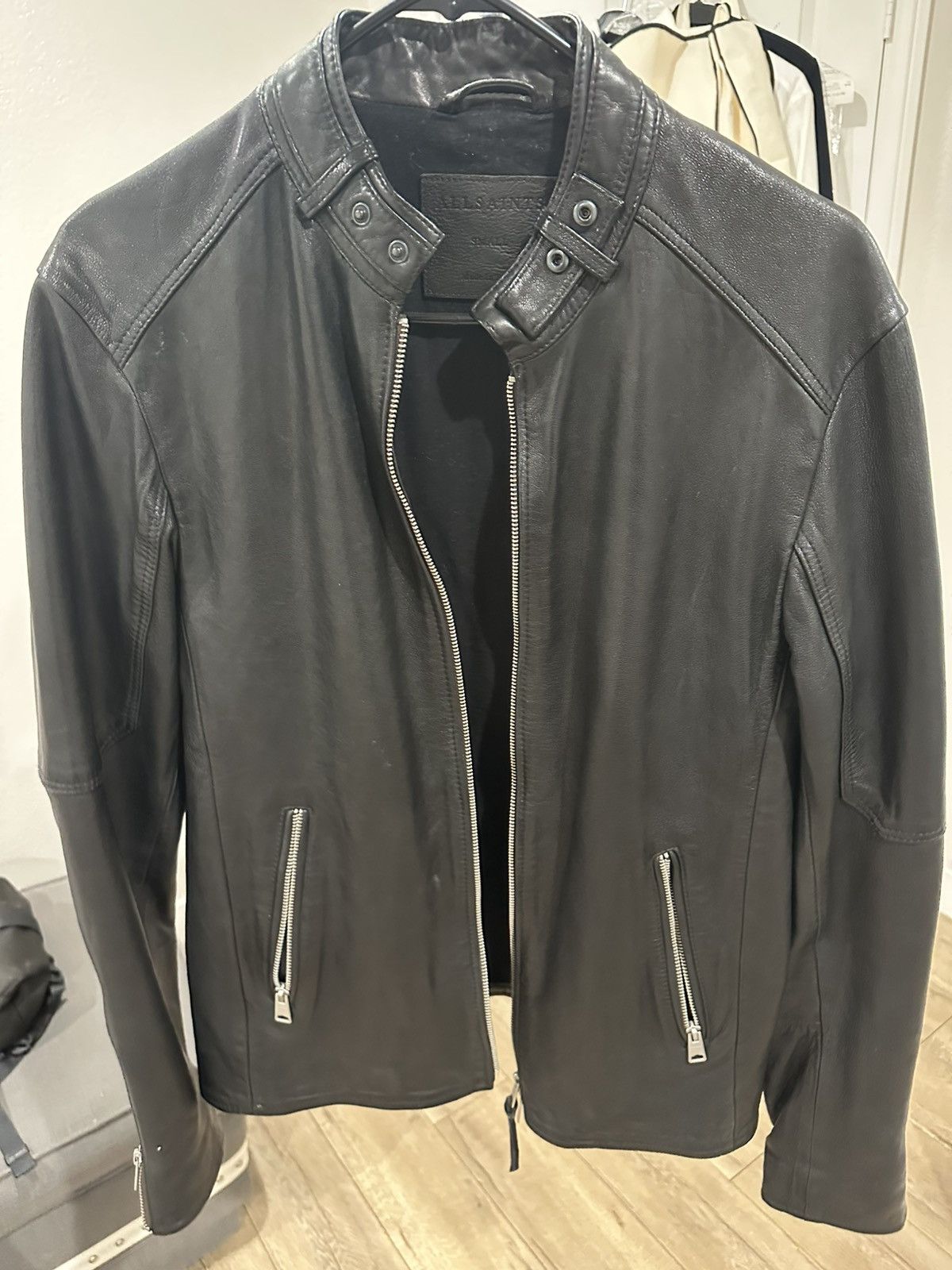 Allsaints All Saints CORA Leather Jacket Size US S / EU 44-46 / 1 - 1 Thumbnail
