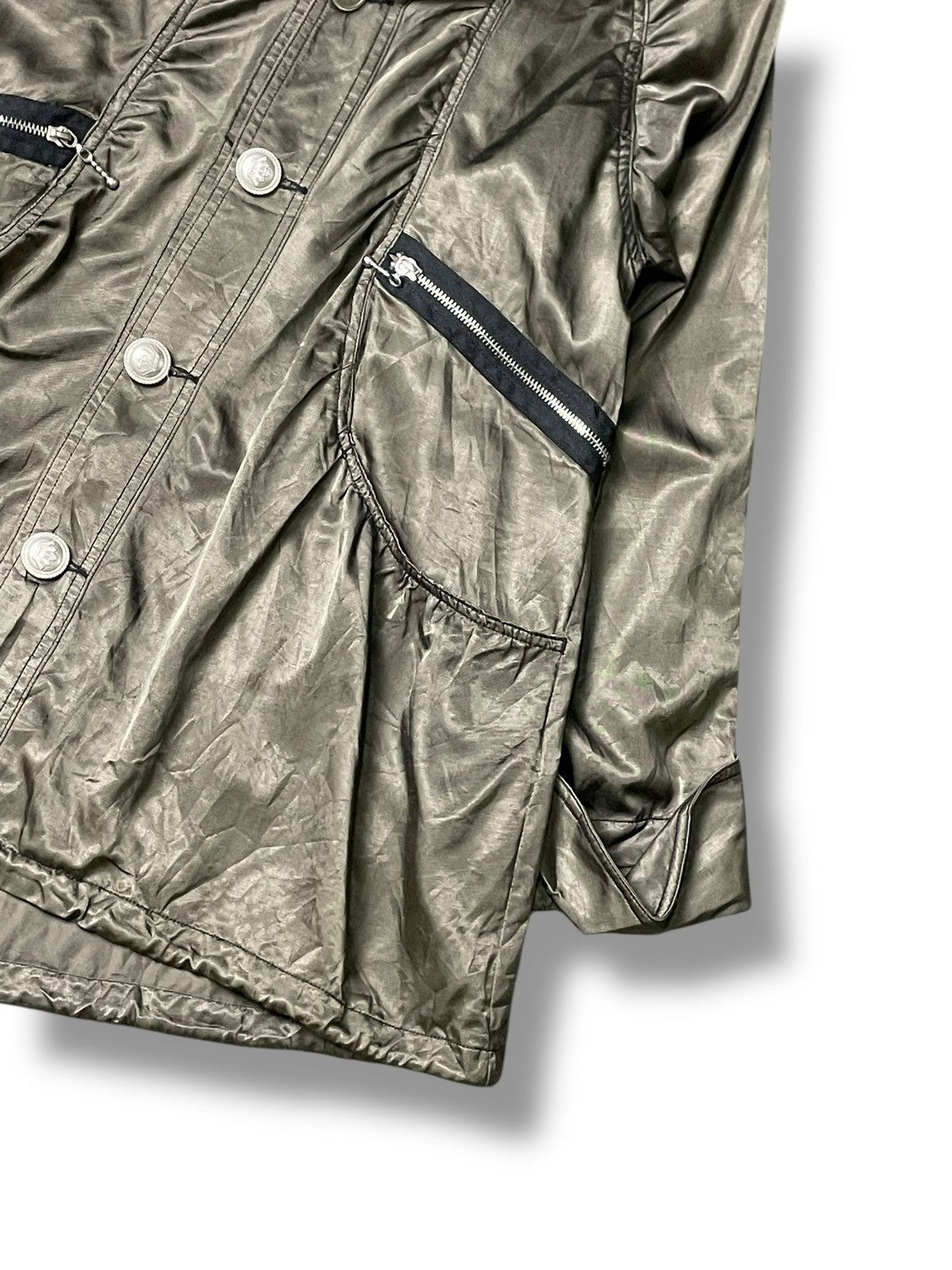 Japanese Brand × Seditionaries × Vintage ALGONQUINS Brand Shimmer Hooded Jacket (77) Size US M / EU 48-50 / 2 - 3 Thumbnail