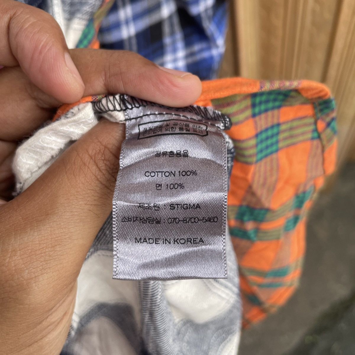 If Six Was Nine Stigma LTD Vatos Society Multicolor Flannel Needles Style Size US L / EU 52-54 / 3 - 15 Thumbnail