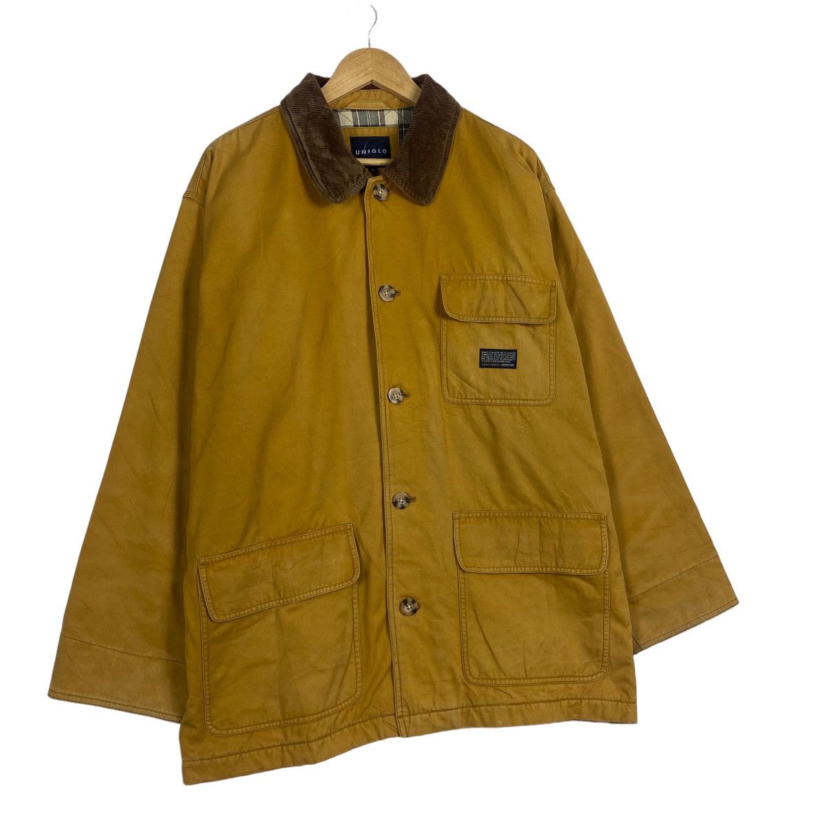 Japanese Brand × Uniqlo × Vintage Vintage Uniqlo chore jacket duck canvas Size US L / EU 52-54 / 3 - 3 Thumbnail