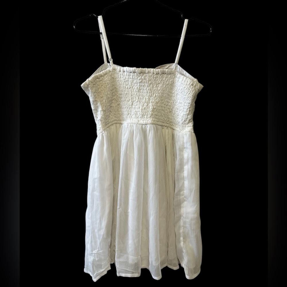 Designer White Lace Overlay Dress Size S / US 4 / IT 40 - 3 Thumbnail