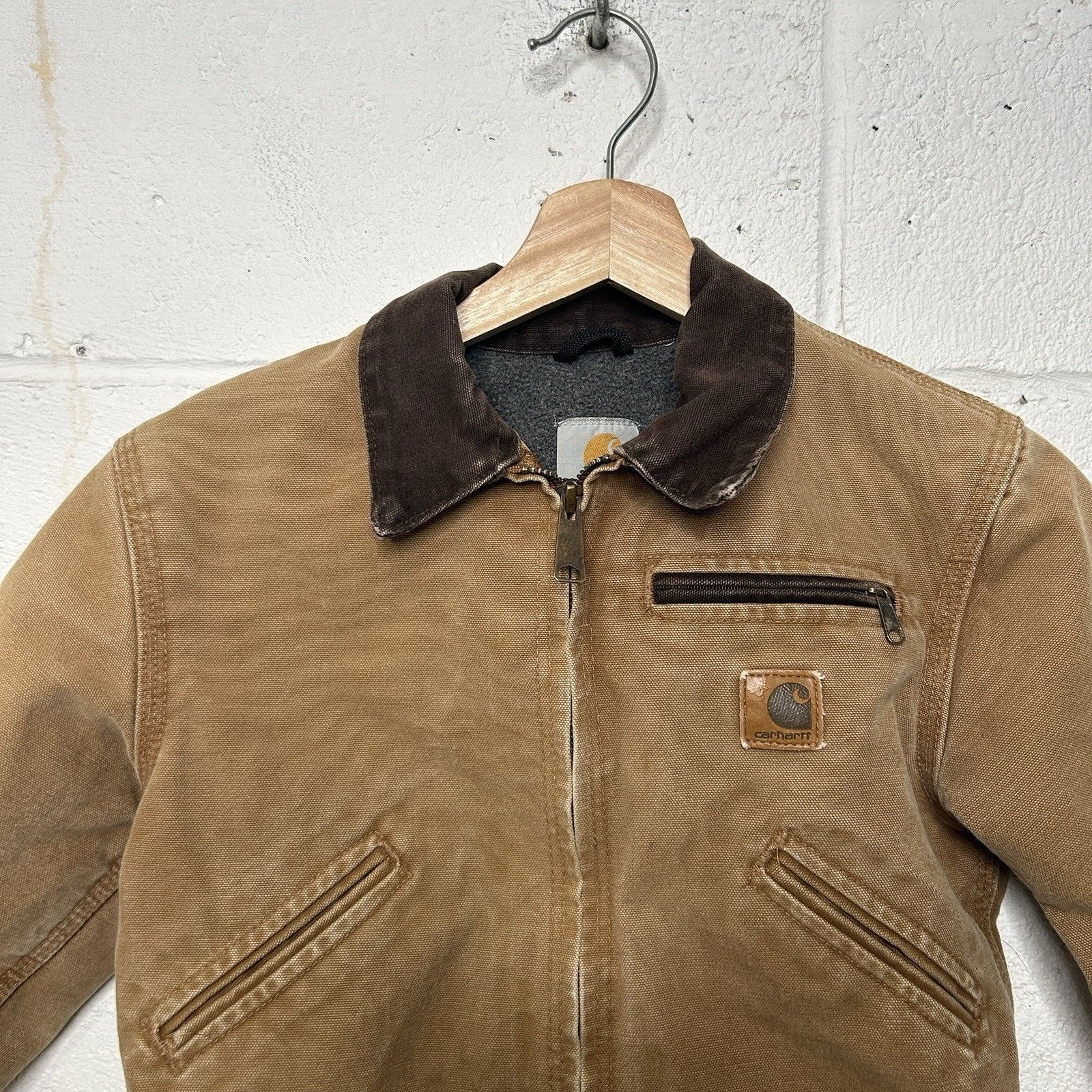 Carhartt Y2K Carhartt Sherpa-Lined Detroit Jacket “Brown” YYJ97 BRN Size US M / EU 48-50 / 2 - 3 Thumbnail
