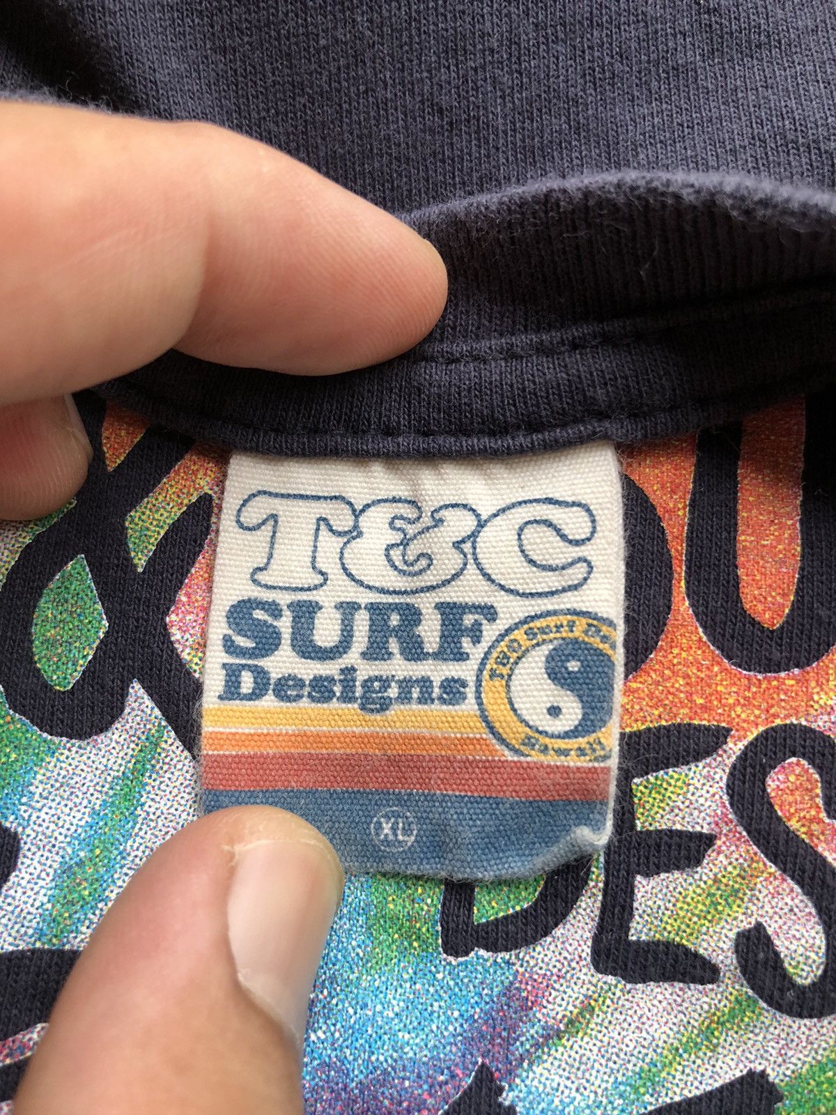 Other Vintage T&C Surf Design Shirt Tee Size US XL / EU 56 / 4 - 10 Thumbnail