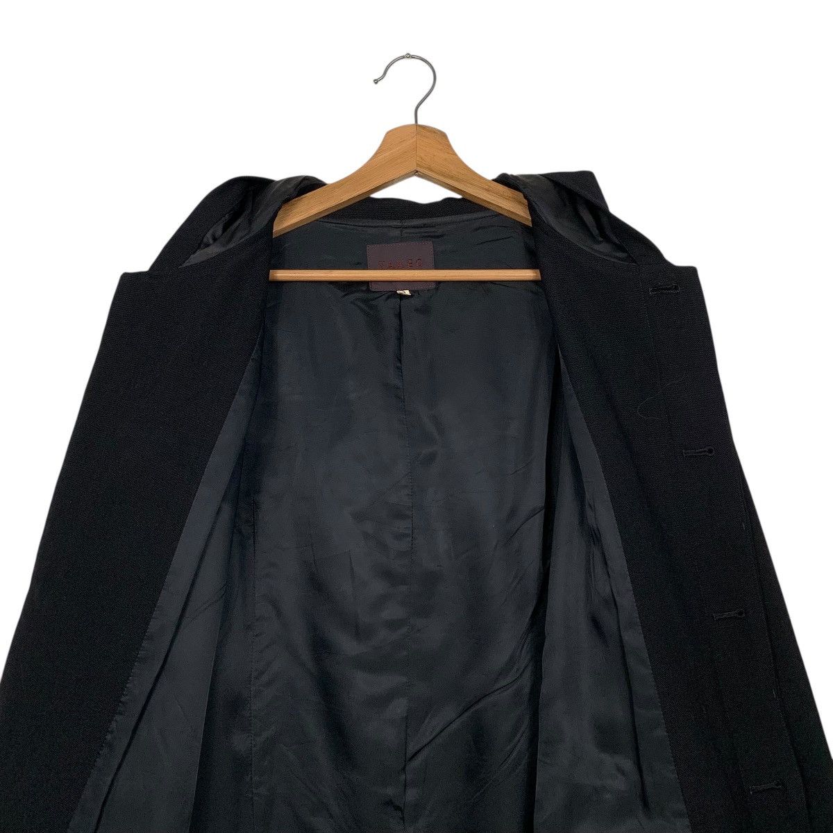 Takeo Kikuchi Takeo Kikuchi Hooded Wool Black Long Jacket Size US S / EU 44-46 / 1 - 13 Thumbnail