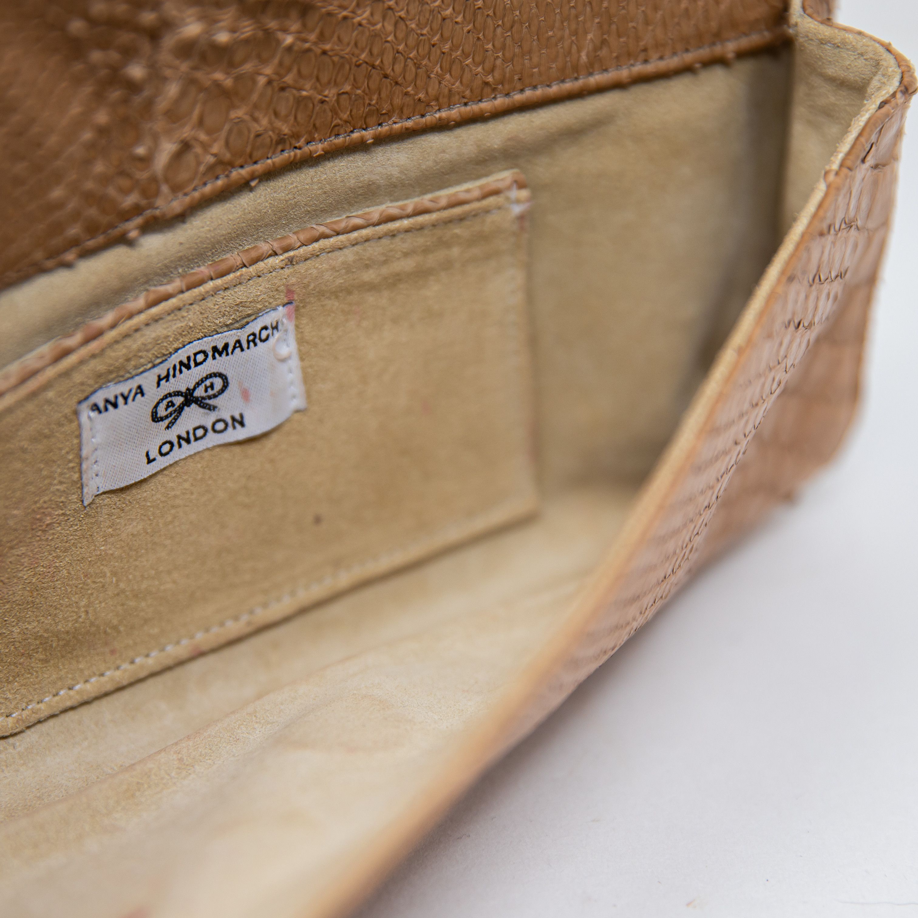 Anya Hindmarch Anya Hindmarch Genuine Python Leather Foldover Size ONE SIZE - 6 Thumbnail