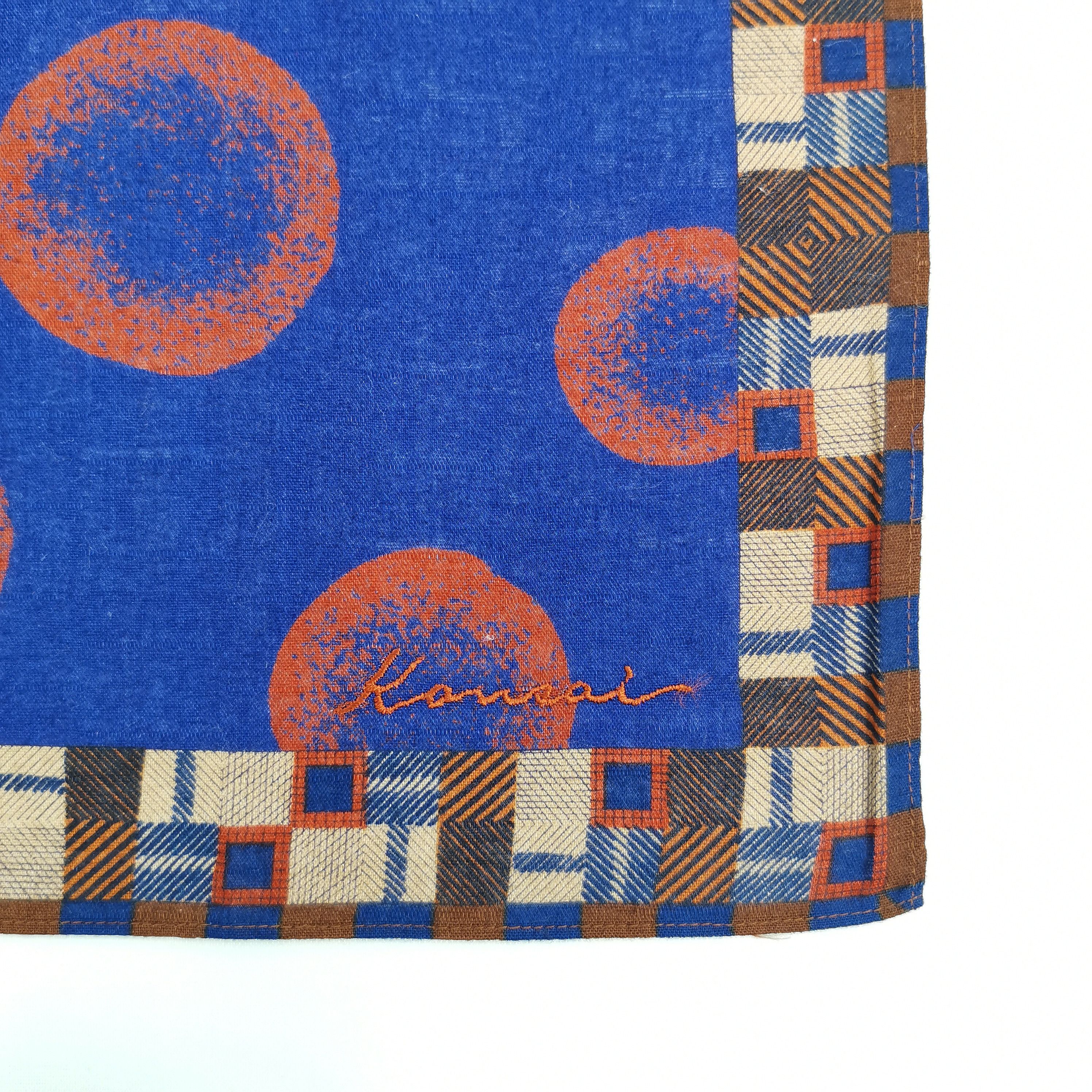 Kansai Yamamoto Vintage Kansai Handkerchief Neckerchief Japanese Bandana Size ONE SIZE - 3 Thumbnail