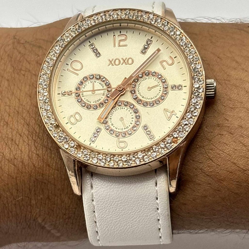 XOXO White & Gold XOXO Watch Size ONE SIZE - 2 Thumbnail