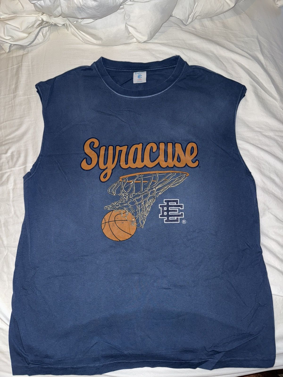 Eric Emanuel × NCAA ERIC EMANUEL NCAA SYRACUSE UNIVERSITY BASIC CUTOFF SIZE L Size US L / EU 52-54 / 3 - 1 Thumbnail