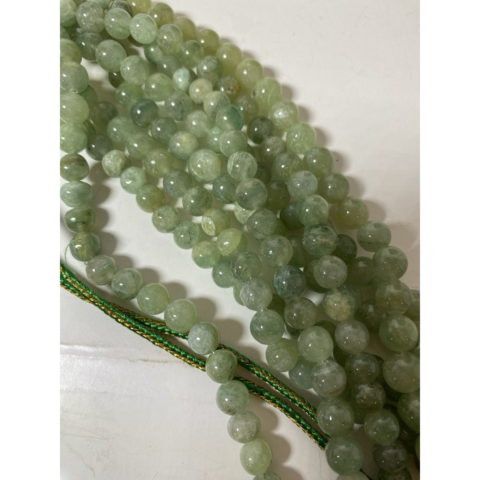Other Natural Green Jadeite Beaded Multi Strand Necklace Size ONE SIZE - 6 Thumbnail