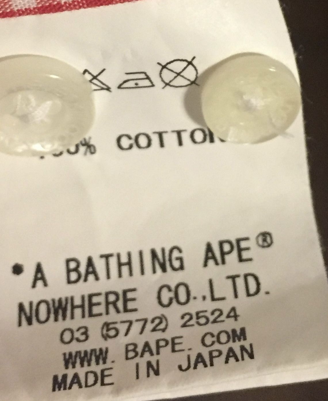 Bape Bape logo button up shirt Size US M / EU 48-50 / 2 - 5 Thumbnail