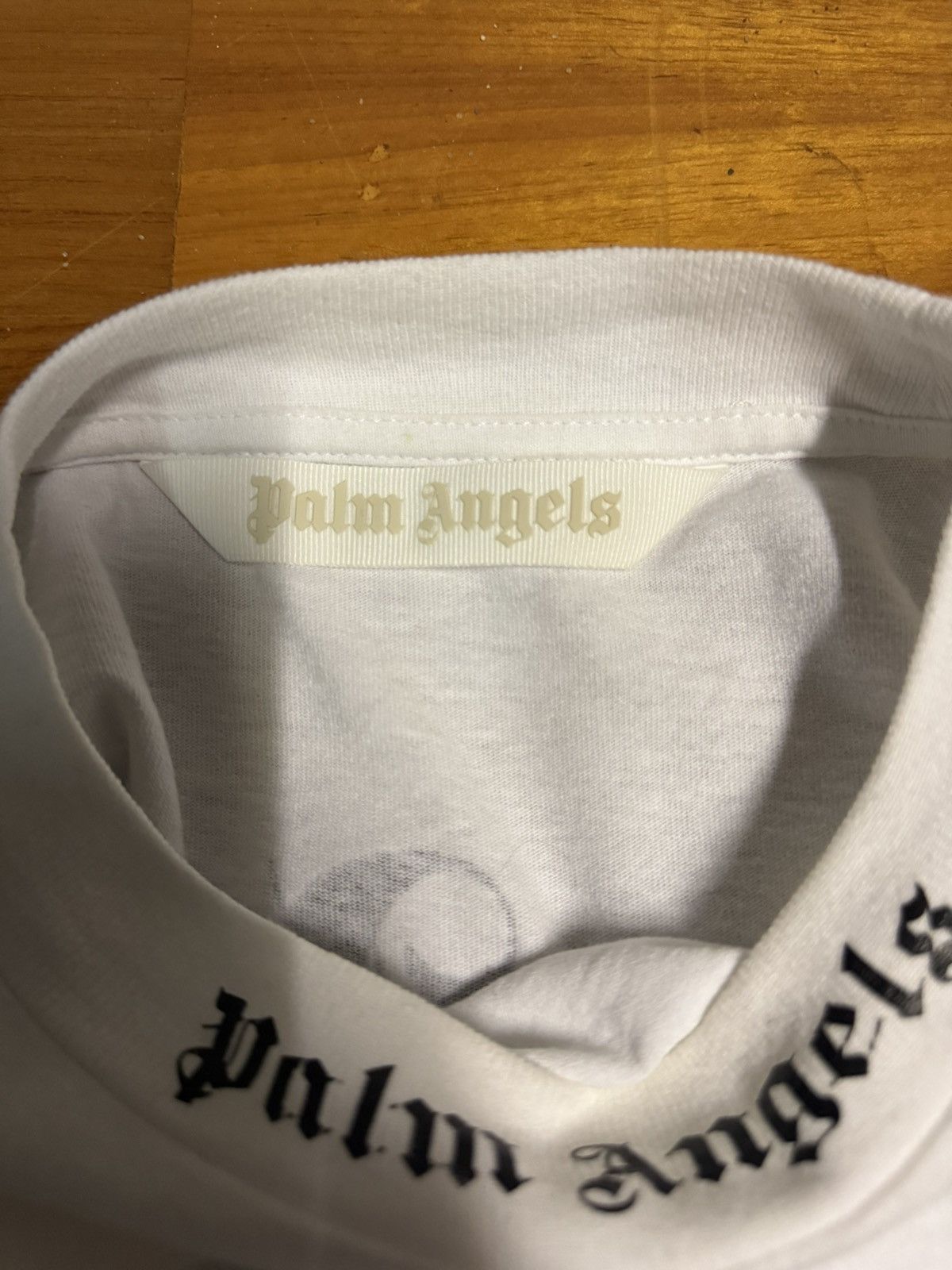 Palm Angels White Back Logo Oversized T-shirt Size US XS / EU 42 / 0 - 9 Thumbnail