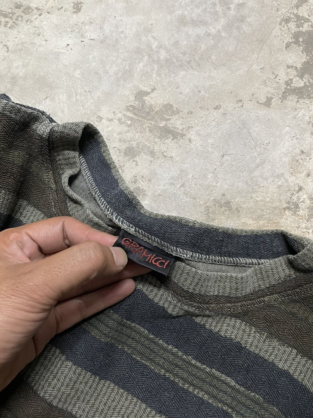 Gramicci Vintage Gramicci Heavy Cotton Stripes T-Shirt Size US L / EU 52-54 / 3 - 7 Thumbnail
