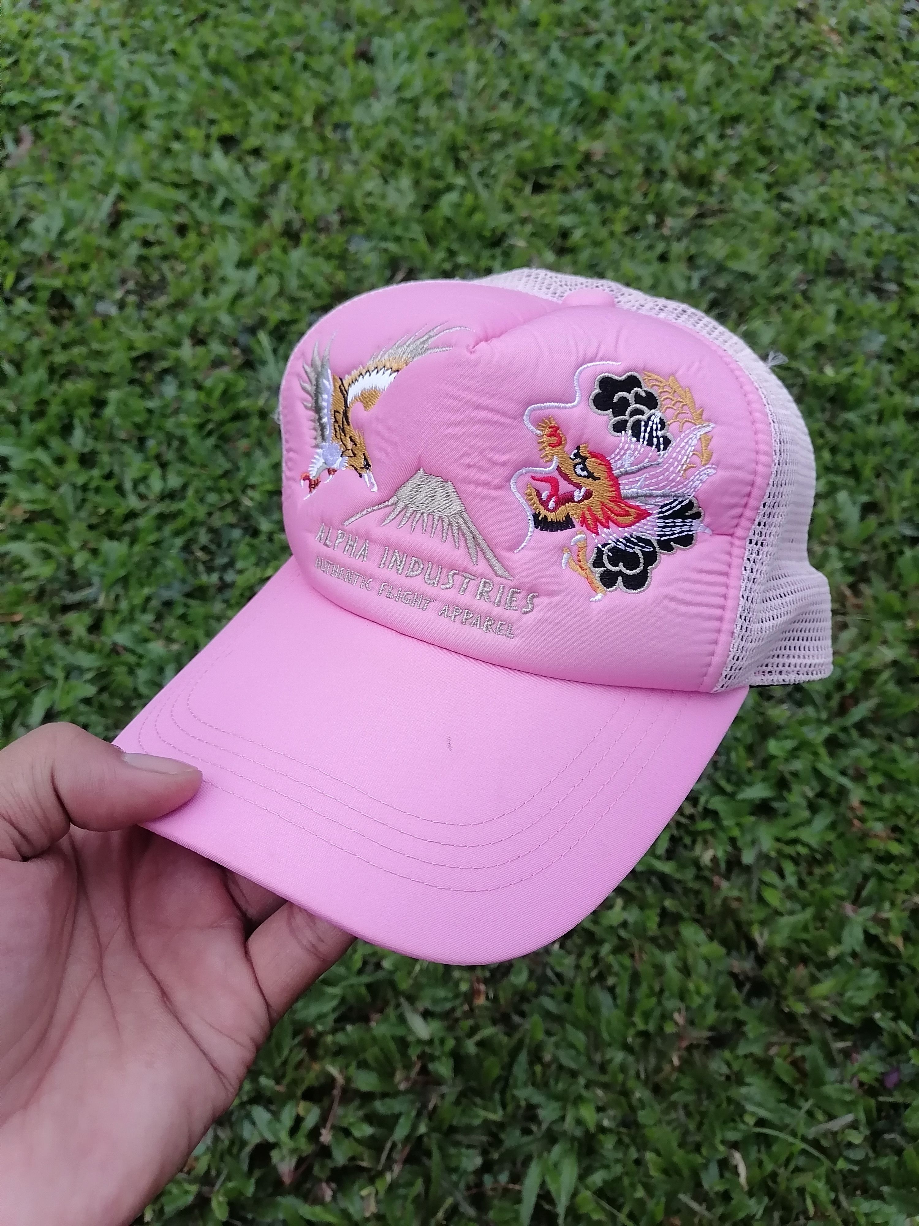 Alpha Industries Alpha Industries Sukajan Style Eagle & Dragon Trucker Caps Size ONE SIZE - 1 Thumbnail