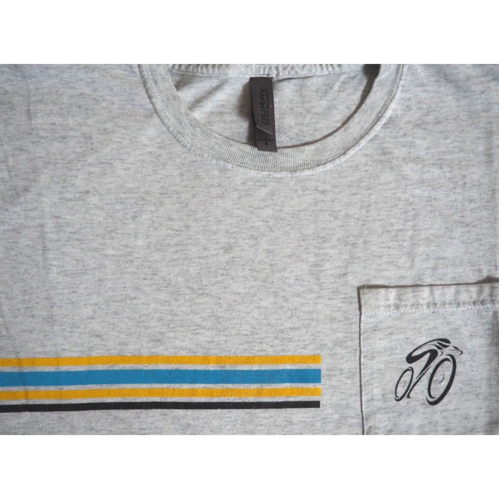 Vintage Ouray Amgen Tour of California T-Shirt Shirt Mens S Gray Pocket Tee Short Sleeve Crew Neck Cotton Graphic Print Logo Sports All Seasons Size US S / EU 44-46 / 1 - 4 Thumbnail
