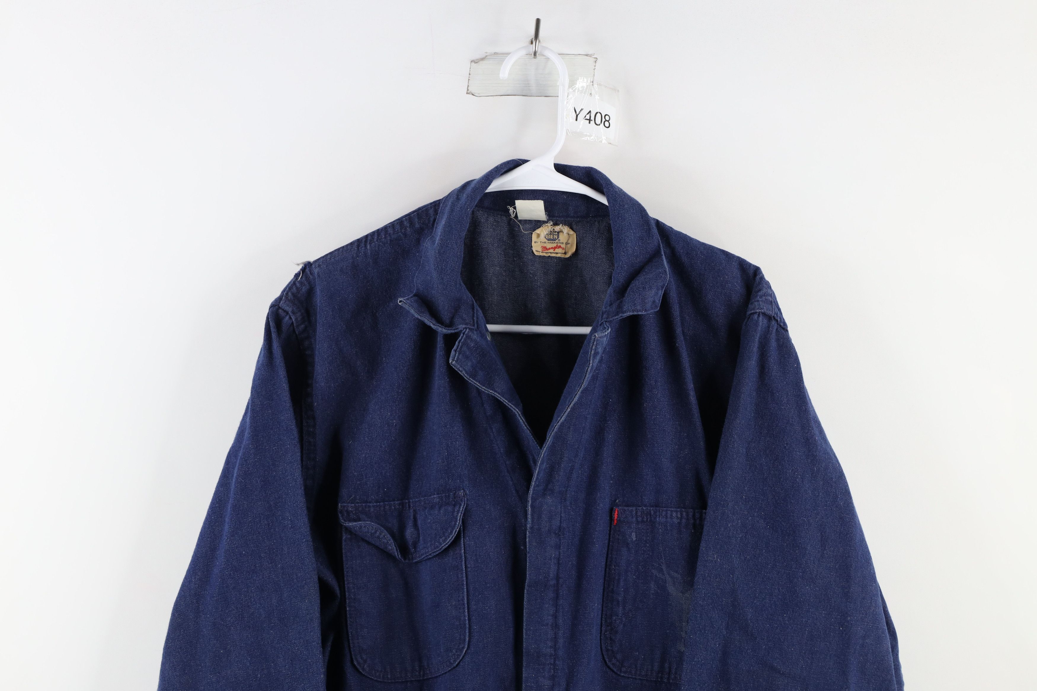 Vintage × Wrangler Vintage 60s 70s Big Ben Wrangler Thrashed Denim 