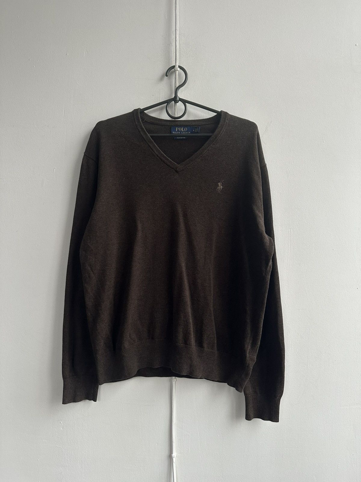Polo Ralph Lauren Polo Ralph Lauren v neck cotton sweater Size US M / EU 48-50 / 2 - 1 Thumbnail